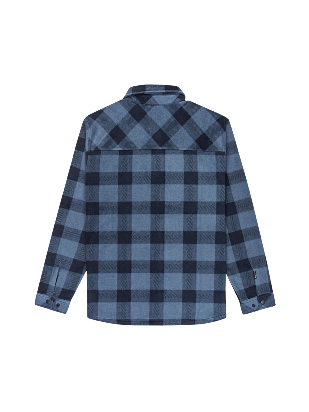 Karışık Bering Strait Check Shirt Erkek Polar Gömlek Ceket-6