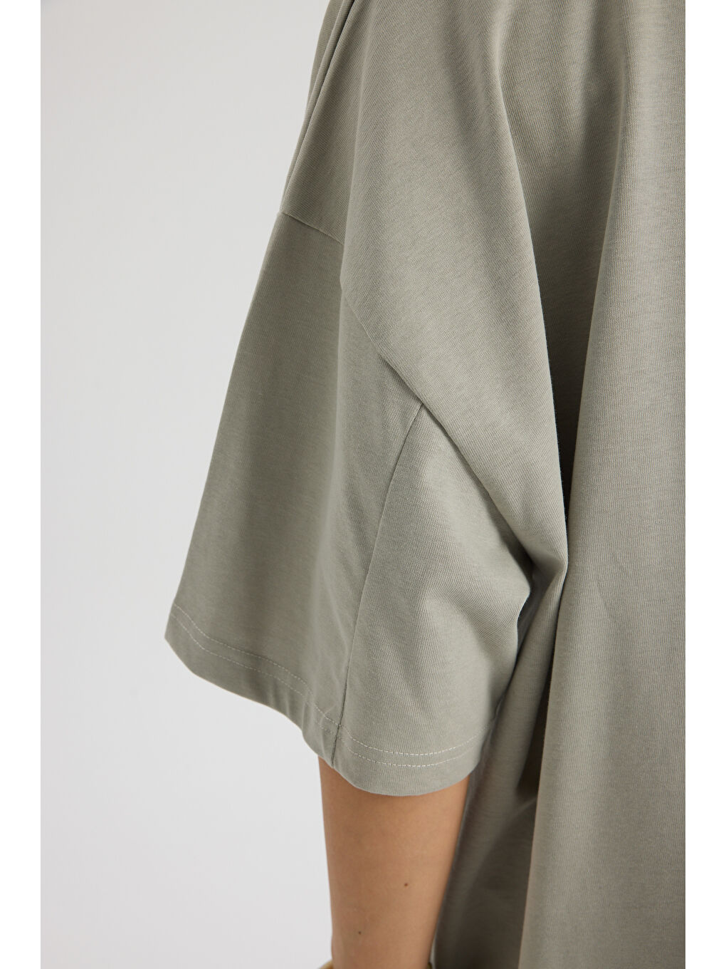 Rich Woman Oversize Gri T-Shirt-7