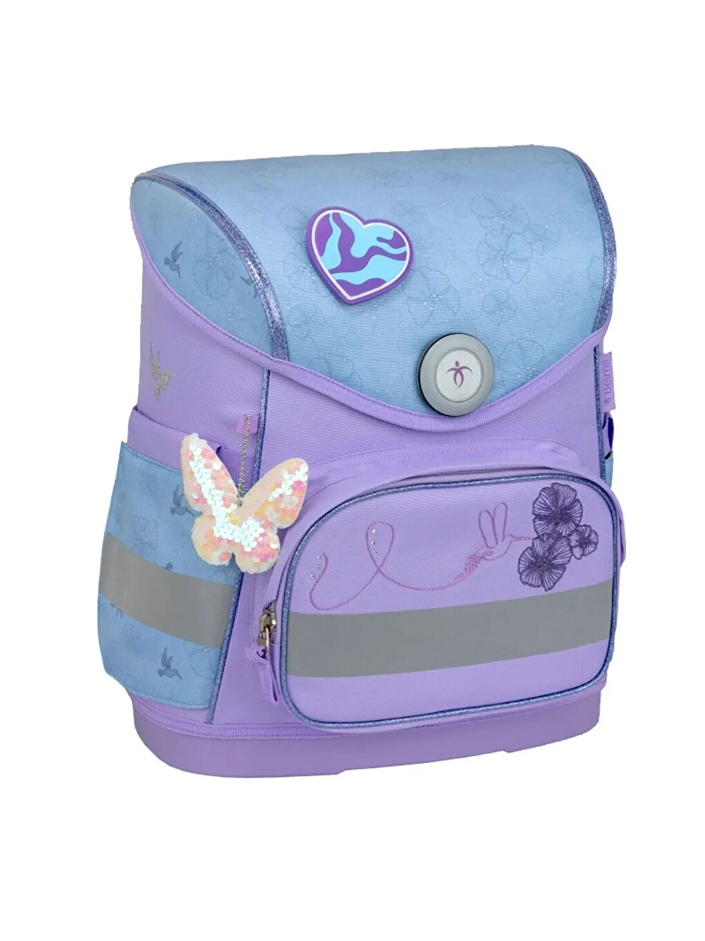 Tropical Hummingbird COMPACT mit Patches Okul Çantası 405-41/AG/B-1