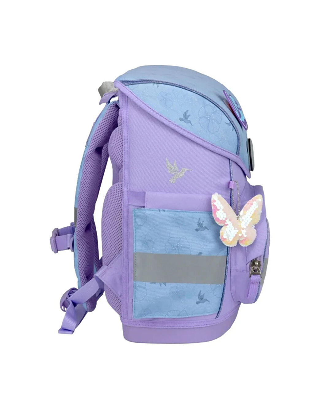 Tropical Hummingbird COMPACT mit Patches Okul Çantası 405-41/AG/B-3