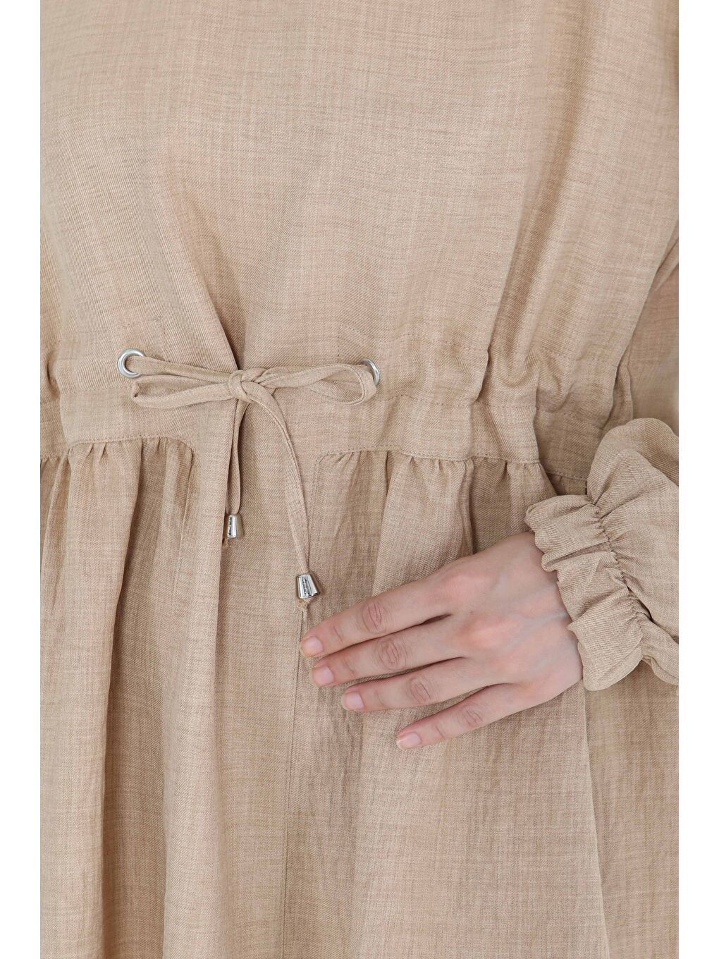 Bej Bağlamalı İkili Takım Vizon - 27196-5