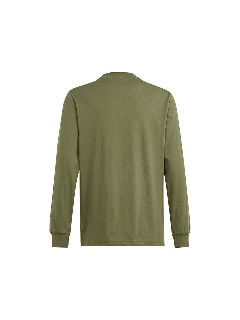 Yeşil Longsleeve Çocuk Günlük Tişört Ir9772 Haki-1