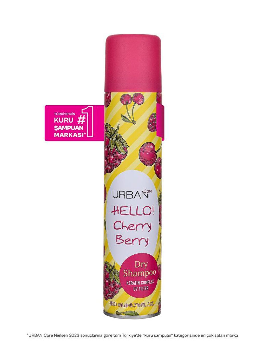 Urban Care Hello Cherry Berry Hacimlendirici Kuru Şampuan - Vegan - Uv Korumalı - 200 ml - 1