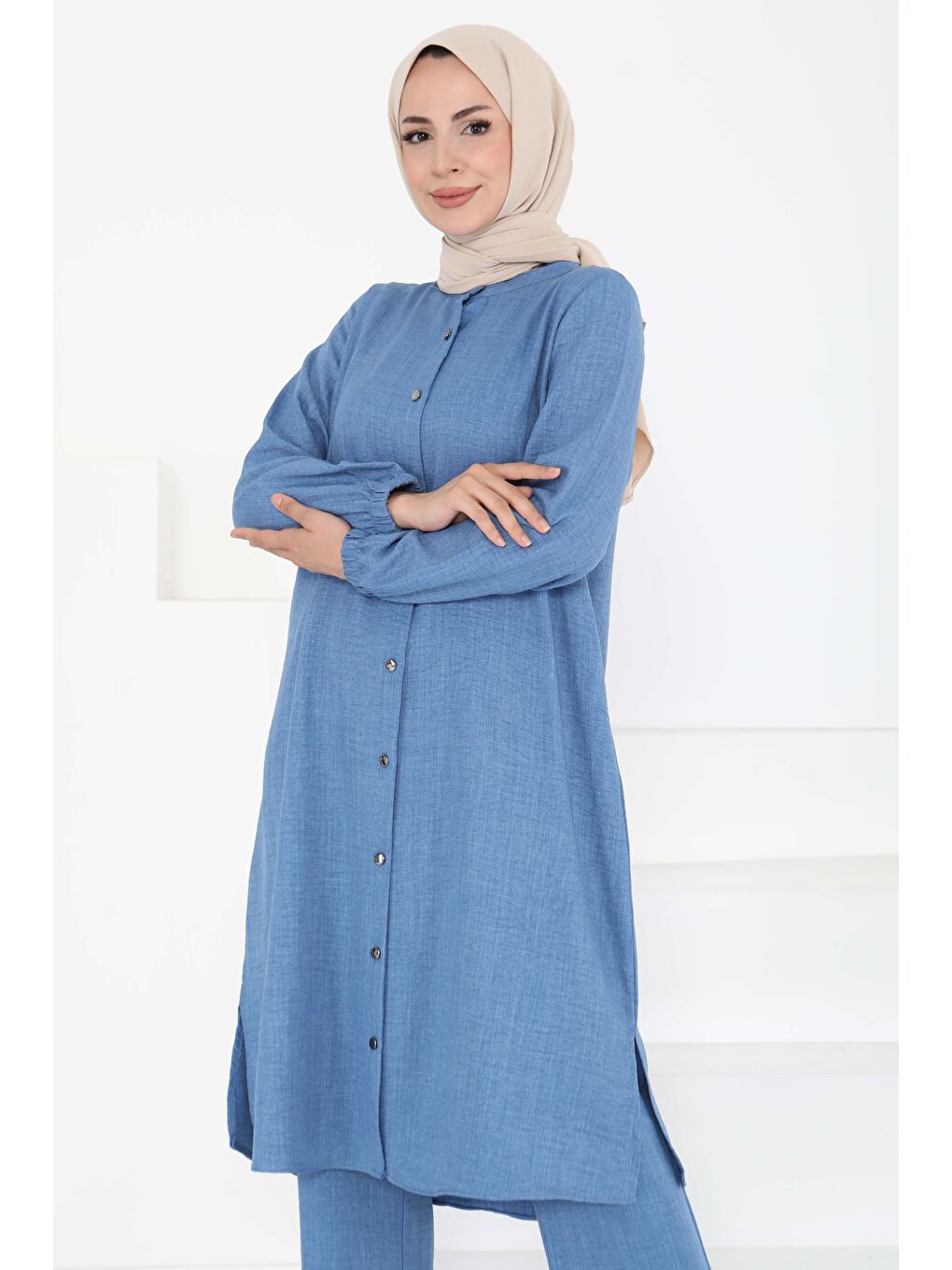 İndigo Hakim Yaka İkili Takım Indigo - 27183