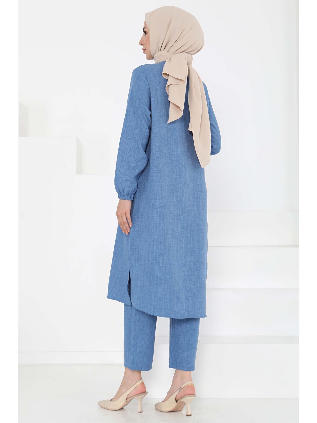 İndigo Hakim Yaka İkili Takım Indigo - 27183-5