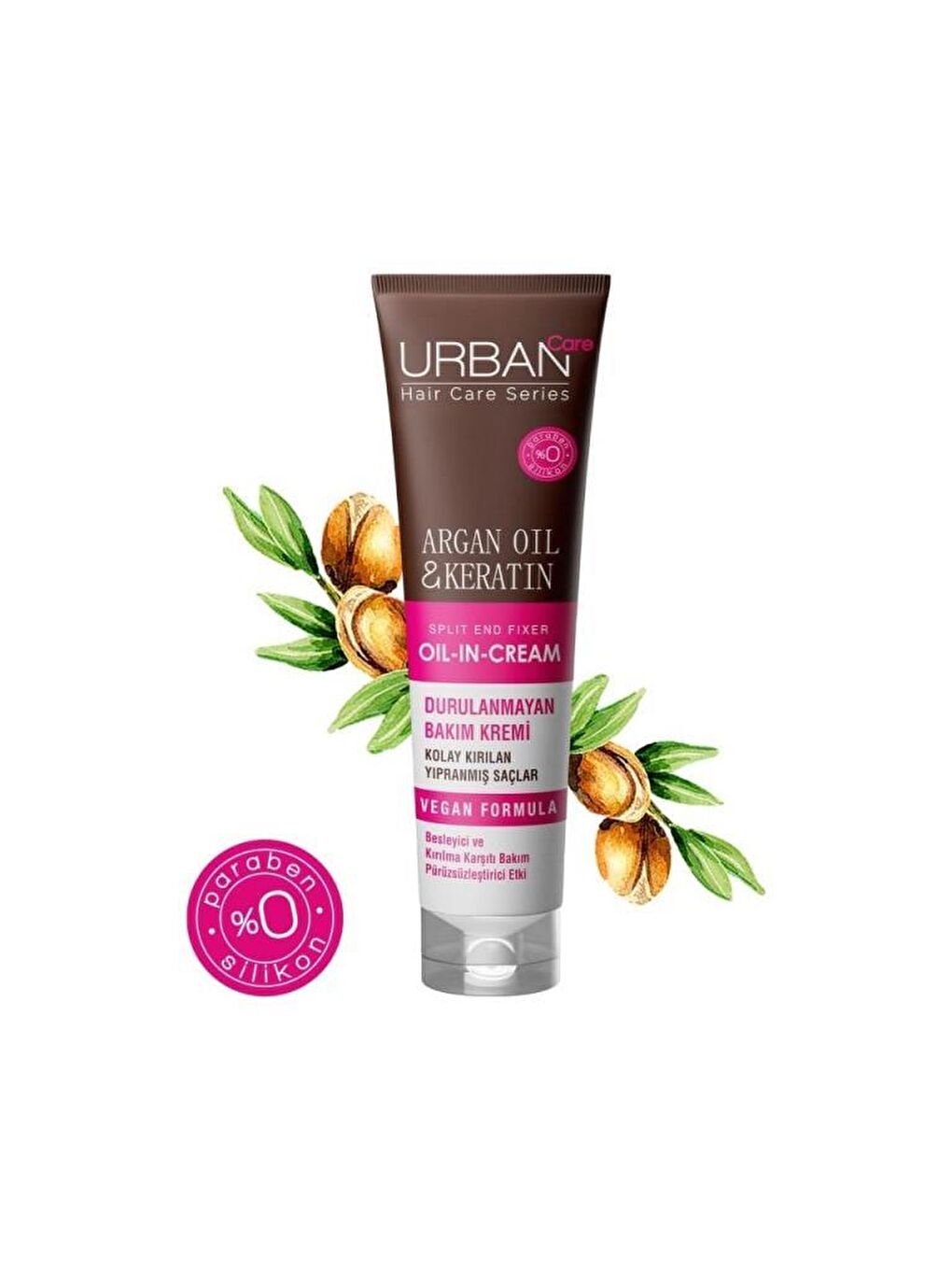 Urban Care Argan Yağı&Keratin Kolay Kırılan Saçlar Besleyici Bakım Kremi-Vegan-175ML - 2