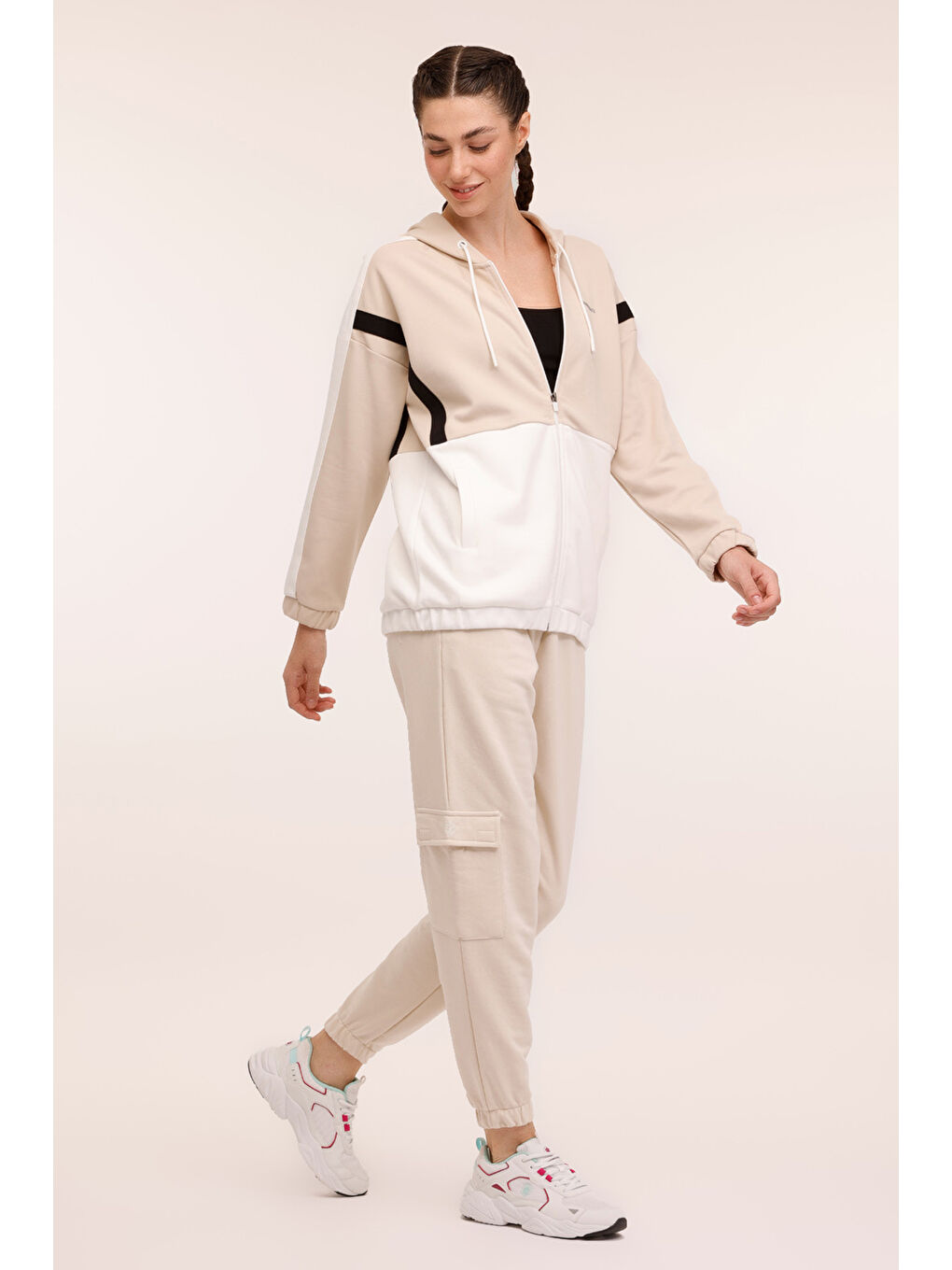 WL MEARA 22SS356 4PR Bej Kadın Eşofman Altı-2