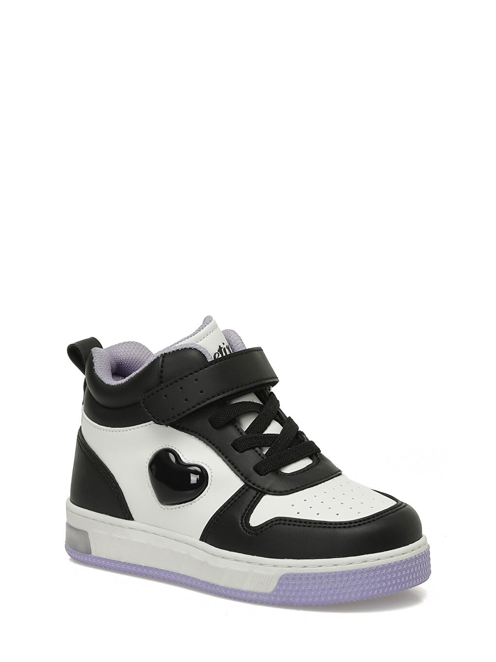 SLES HI P 5PR Siyah Kız Çocuk High Sneaker-1