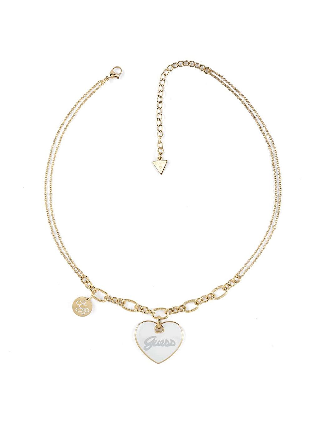 Sarı JGUJUBN05148JWYGWHTU Kalpli Kadın Kolye