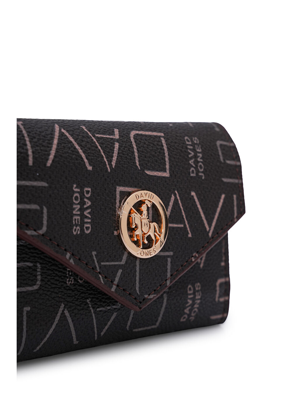 Kahverengi Logo Detaylı Kapaklı Mini Cüzdan CZ103-2