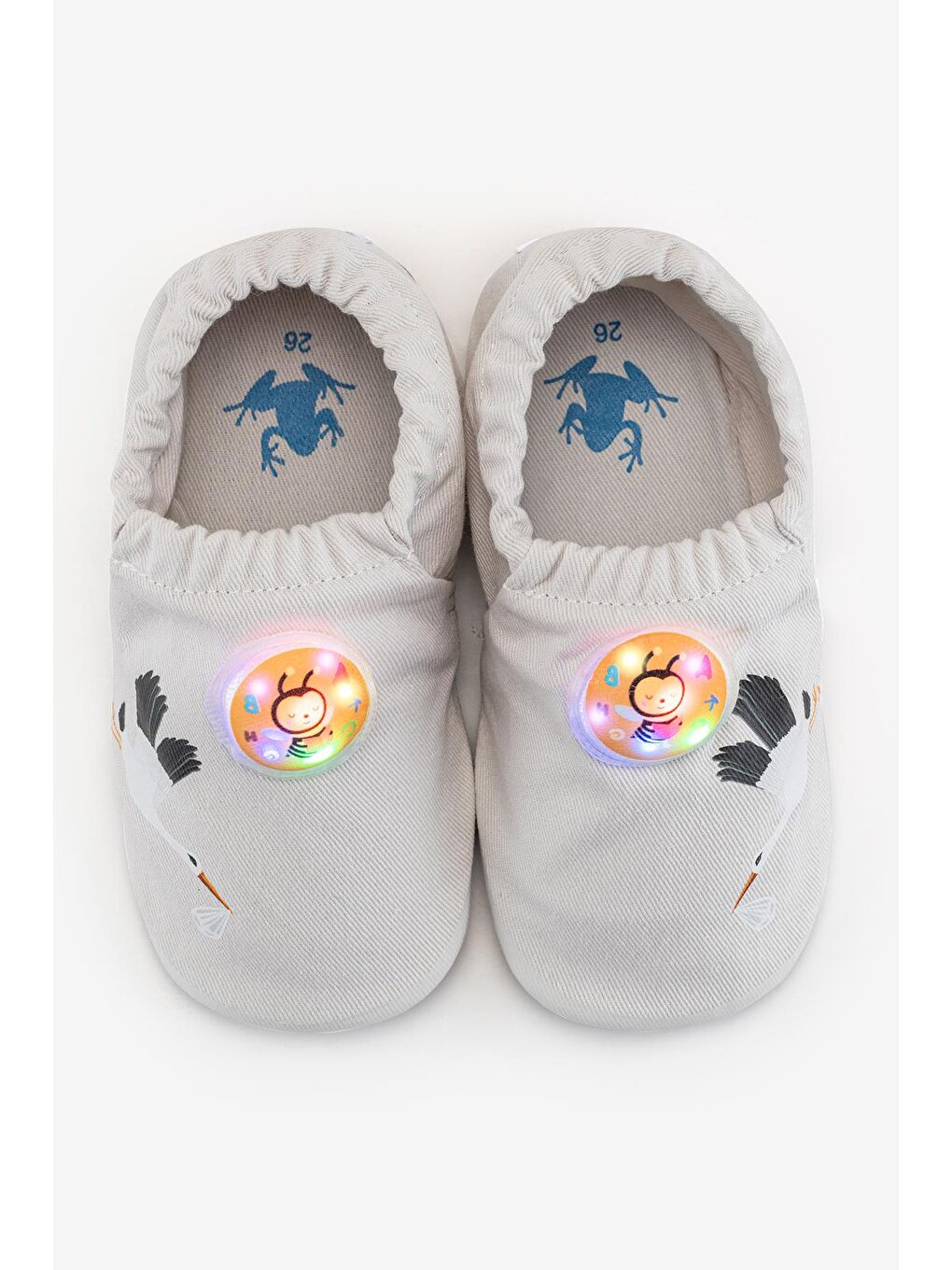 Işıklı Bebek Patik Tak & Çıkart #Tags Havalı Gri