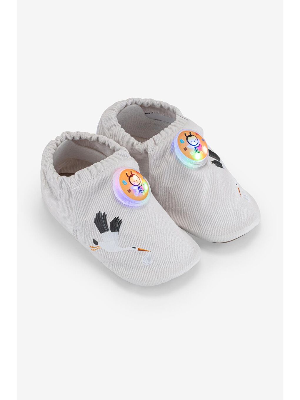 Işıklı Bebek Patik Tak & Çıkart #Tags Havalı Gri-2