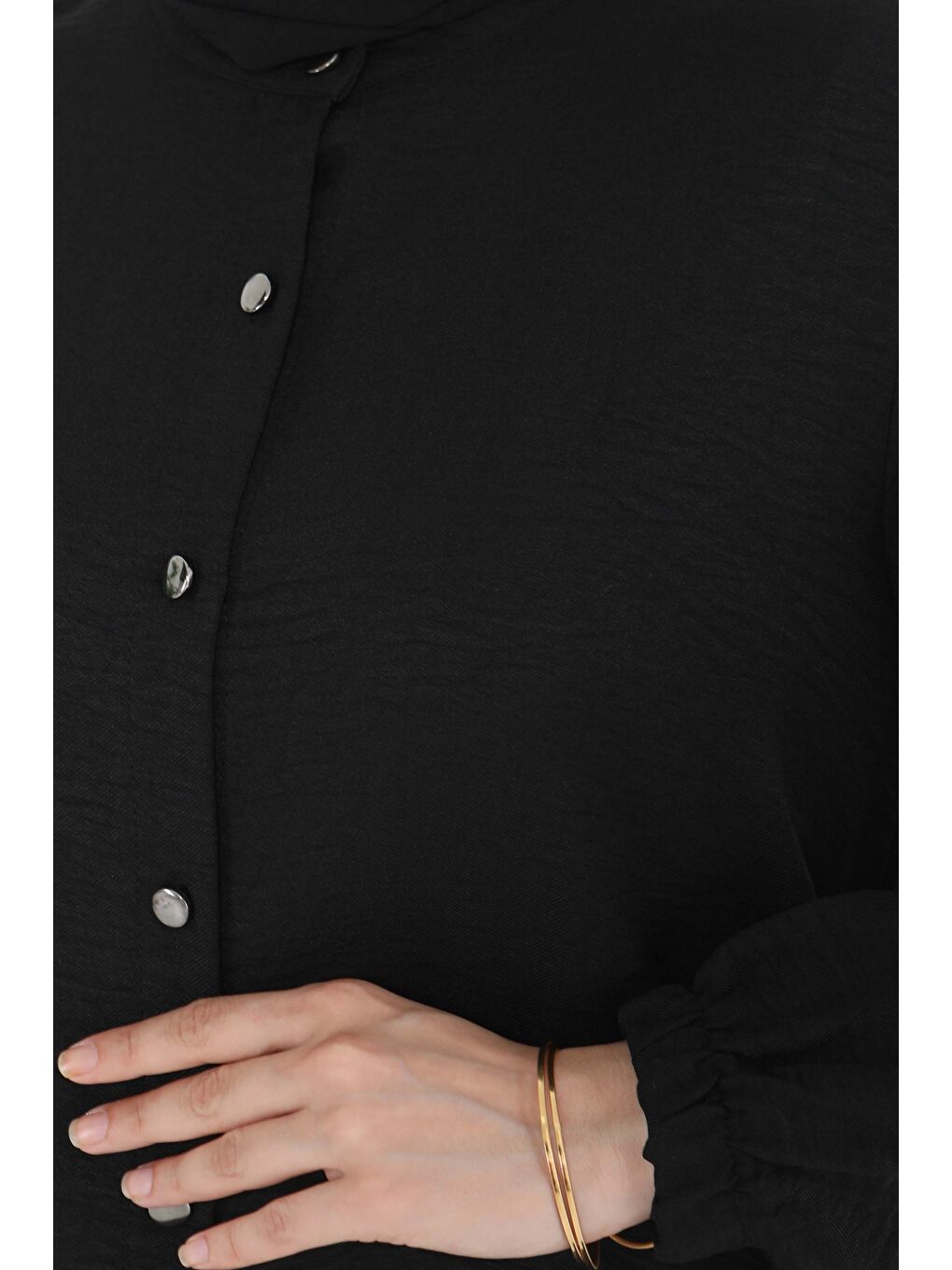 Hakim Yaka İkili Takım Siyah - 27183-4