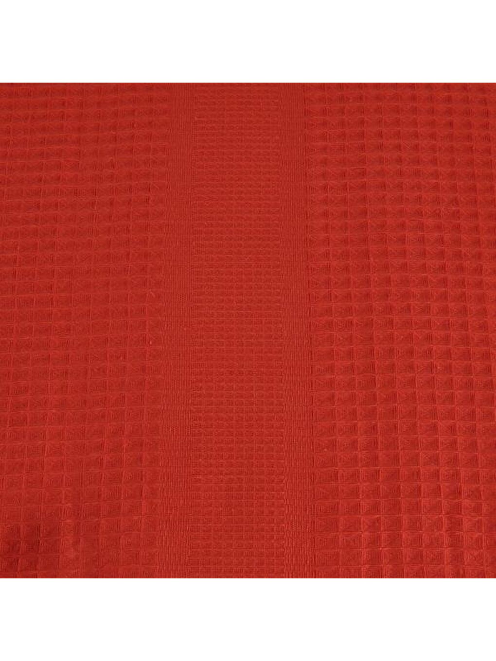 Soft Waffle Tek Kişilik Pike - Turuncu - 150x220 cm-1