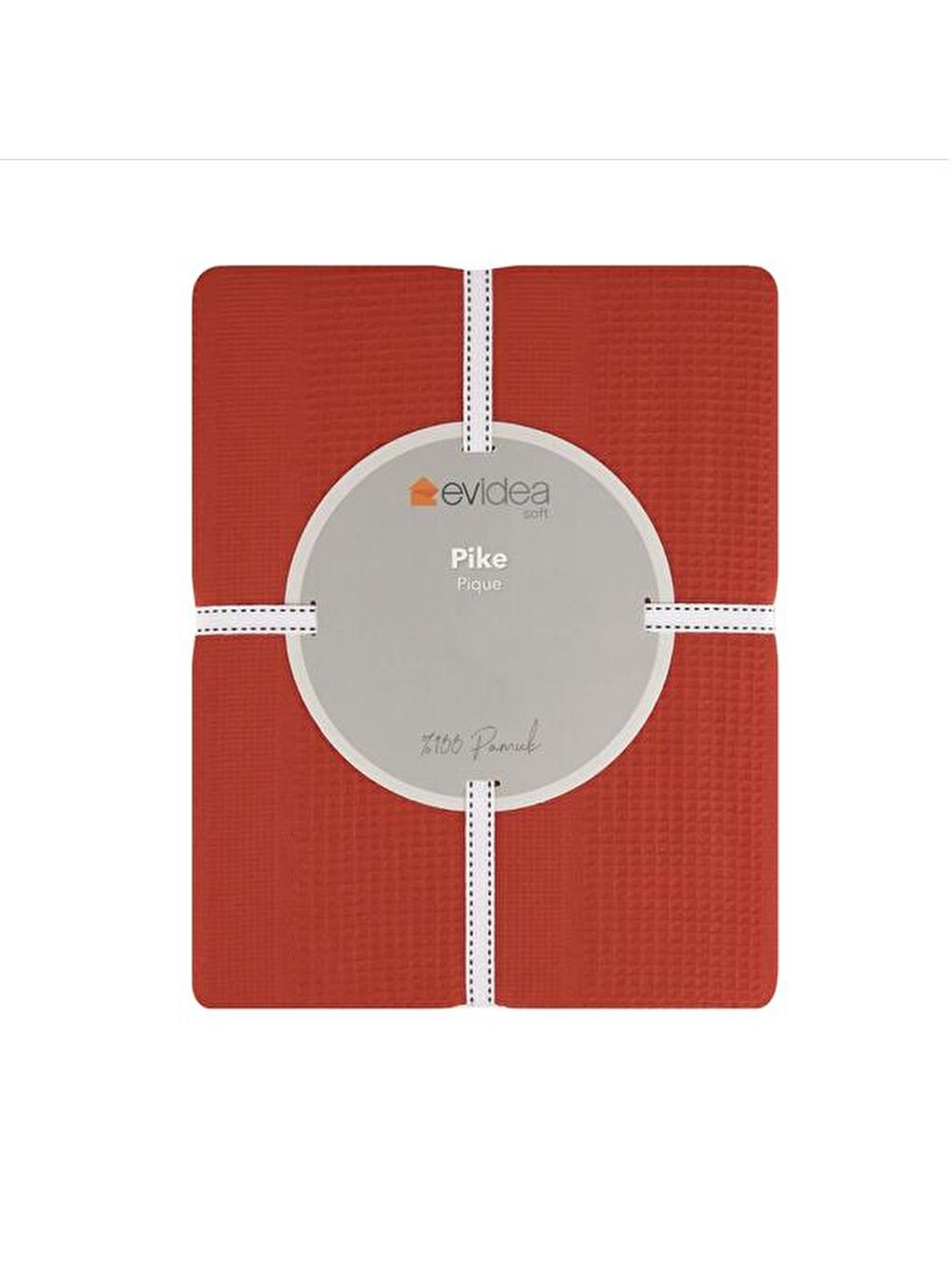 Soft Waffle Tek Kişilik Pike - Turuncu - 150x220 cm-4