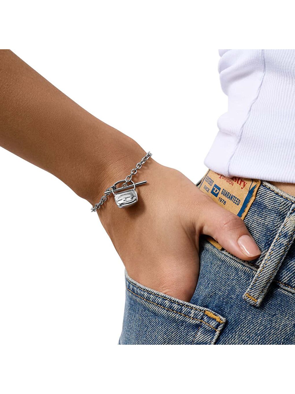 Gri DJDX1592-040 Erkek Bileklik-2