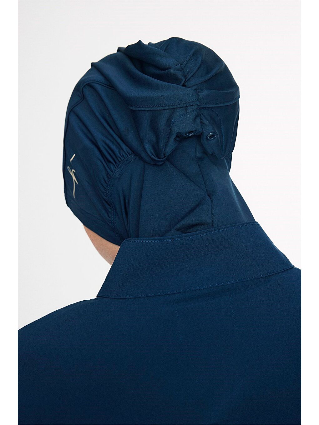 Petrol Vaha Koleksiyonu Lacivert 5 Parça Tam Tesettür Mayo Takımı 6025-6