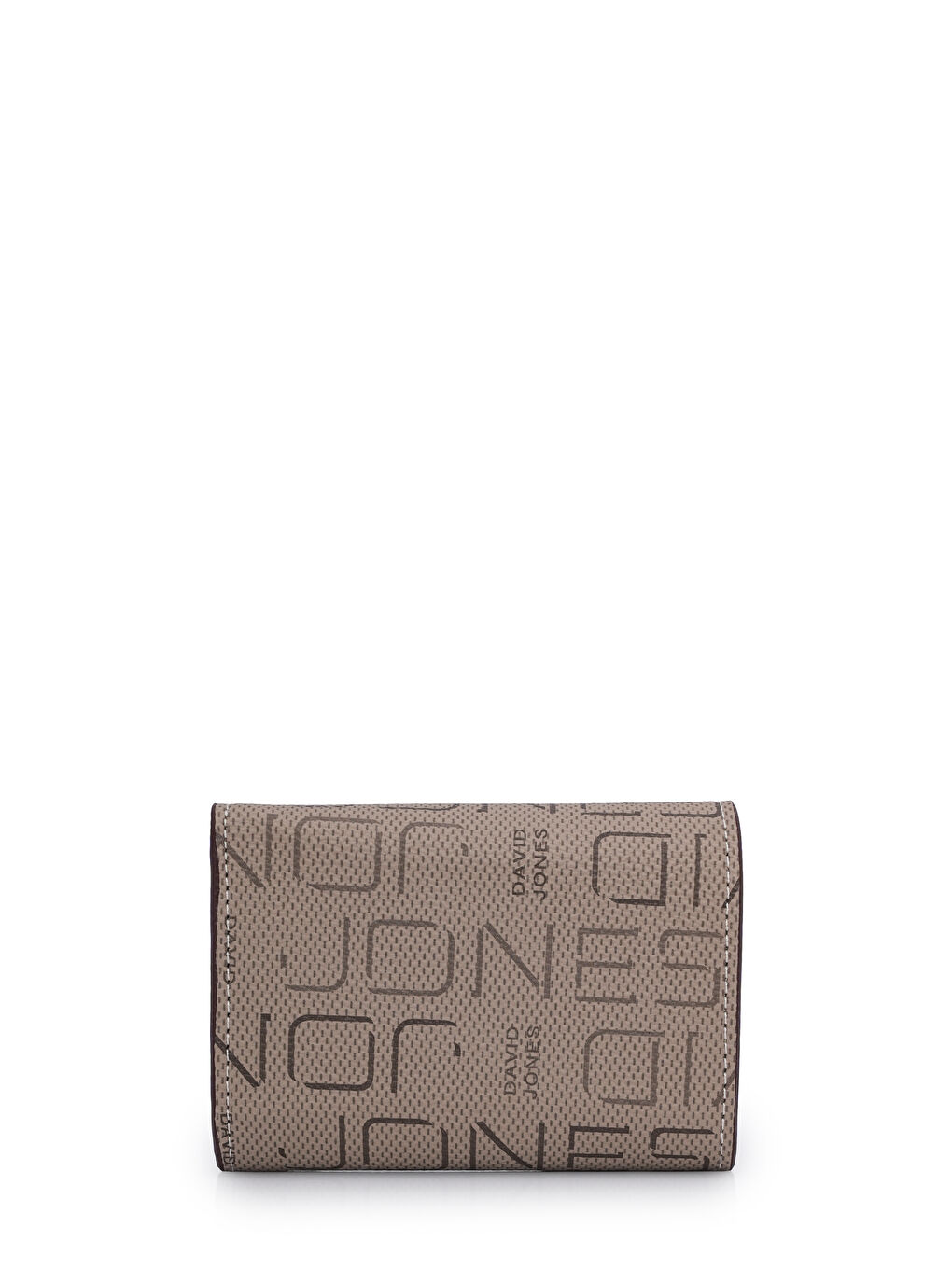 Bej Logo Detaylı Kapaklı Mini Cüzdan CZ103-3