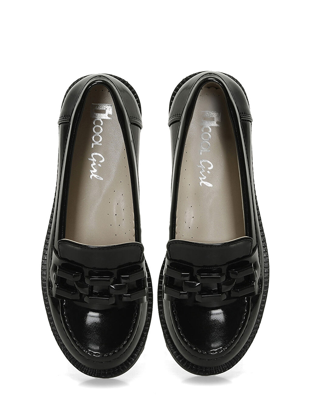 I Cool Siyah FLORIN F 4PR Siyah Kız Çocuk Loafer - 3