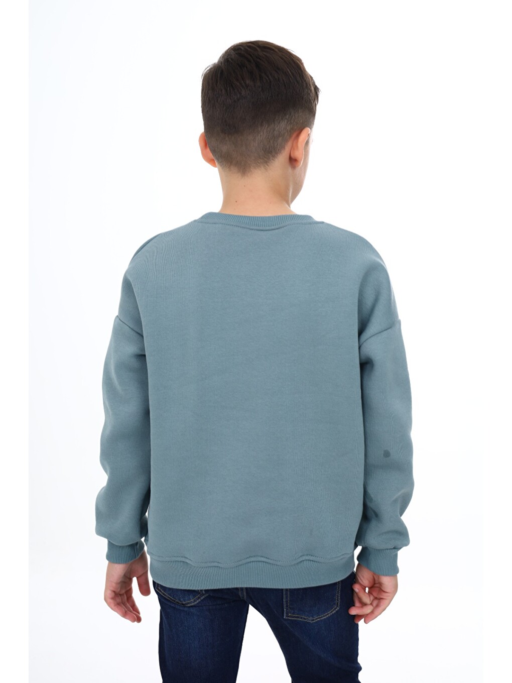 Petrol Erkek Çocuk Baskılı Sweatshirt-3