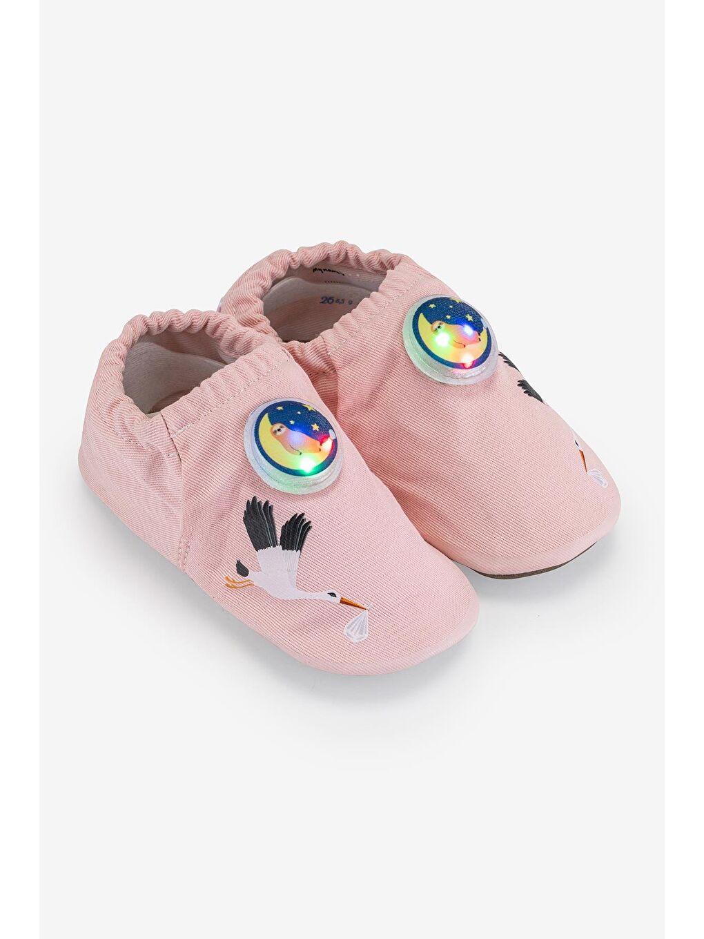 Işıklı Bebek Patik Tak & Çıkart #Tags Toz Pembe-2