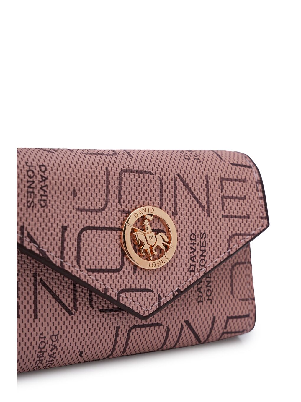 Pembe Logo Detaylı Kapaklı Mini Cüzdan CZ103-2