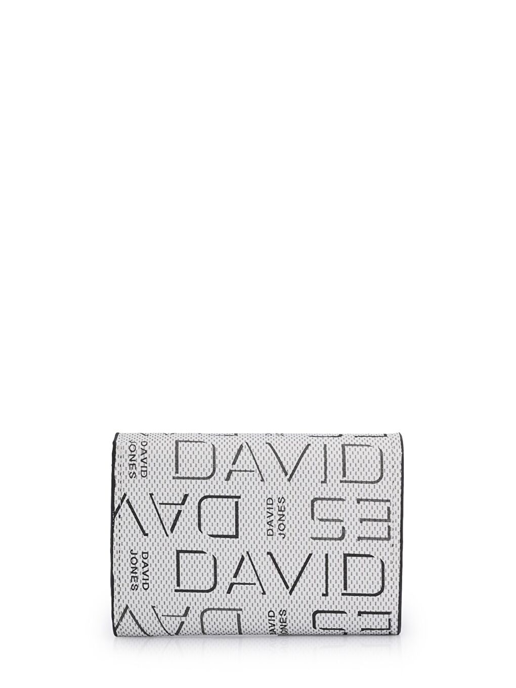 Beyaz Logo Detaylı Kapaklı Mini Cüzdan CZ103-1