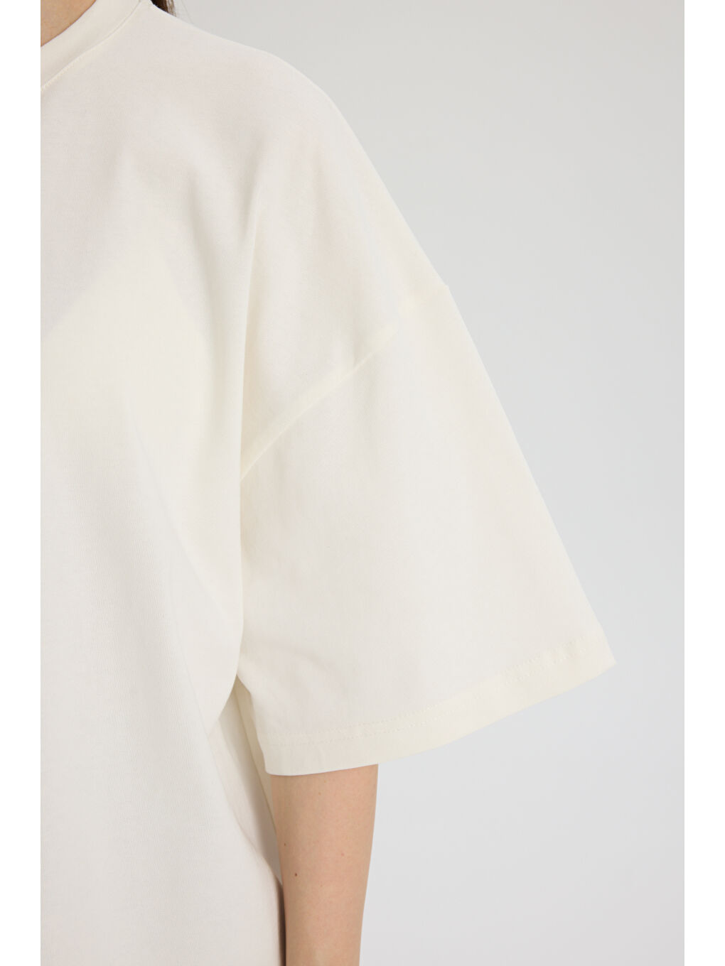 Helene Oversize Beyaz T-Shirt-7