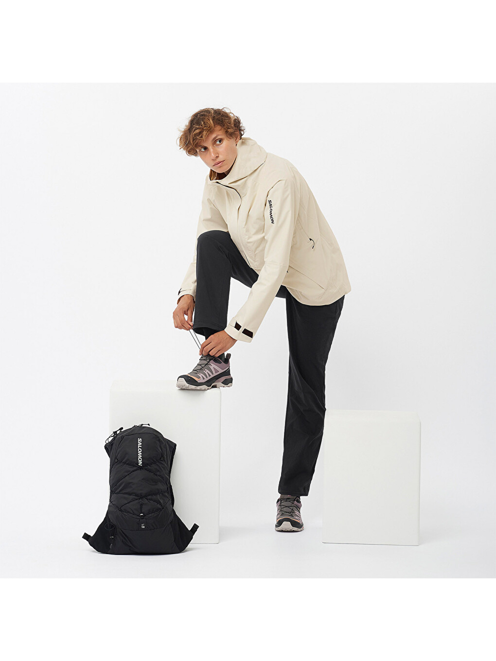 Outerpath Base Kadın Siyah Outdoor Pantolonu-6
