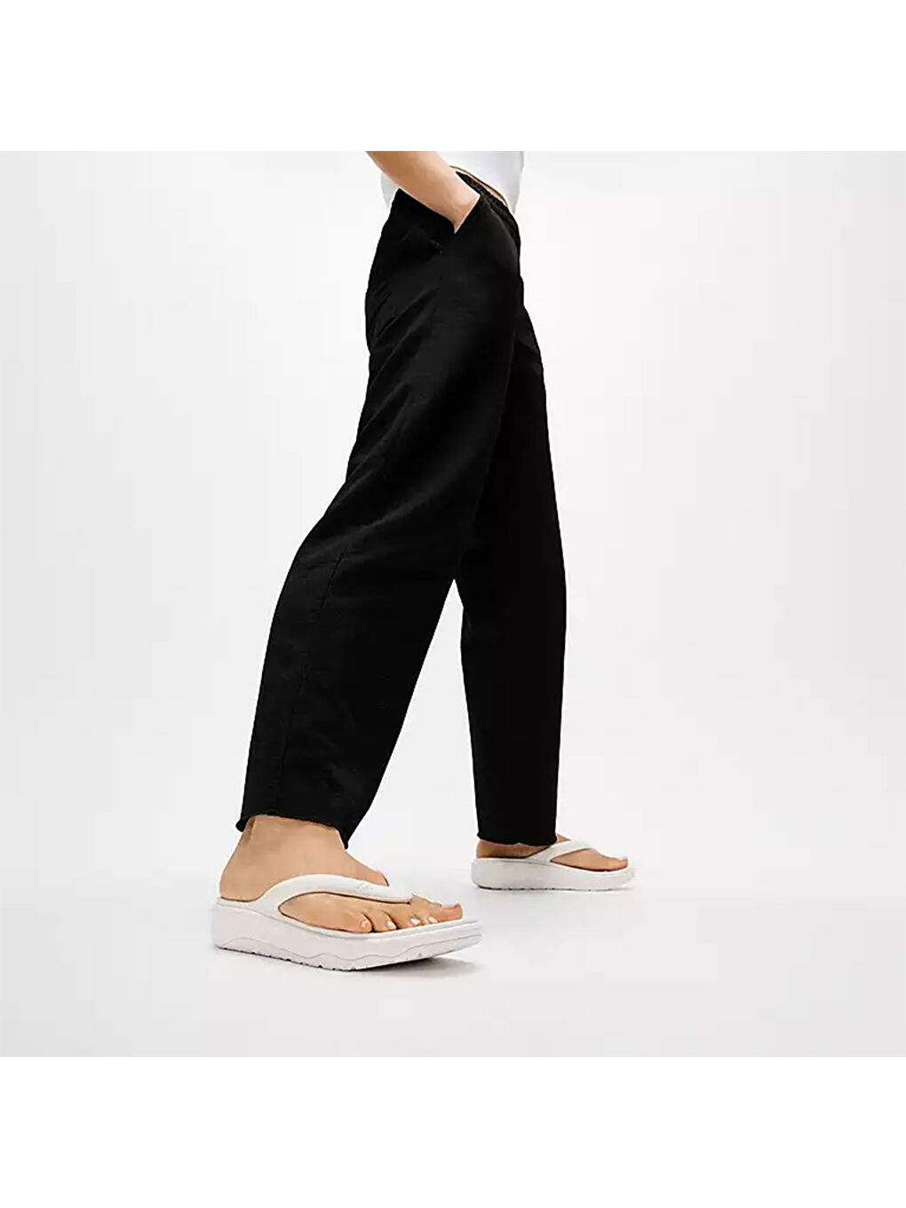 Kadın Beyaz Parmak Arası Terlik-1