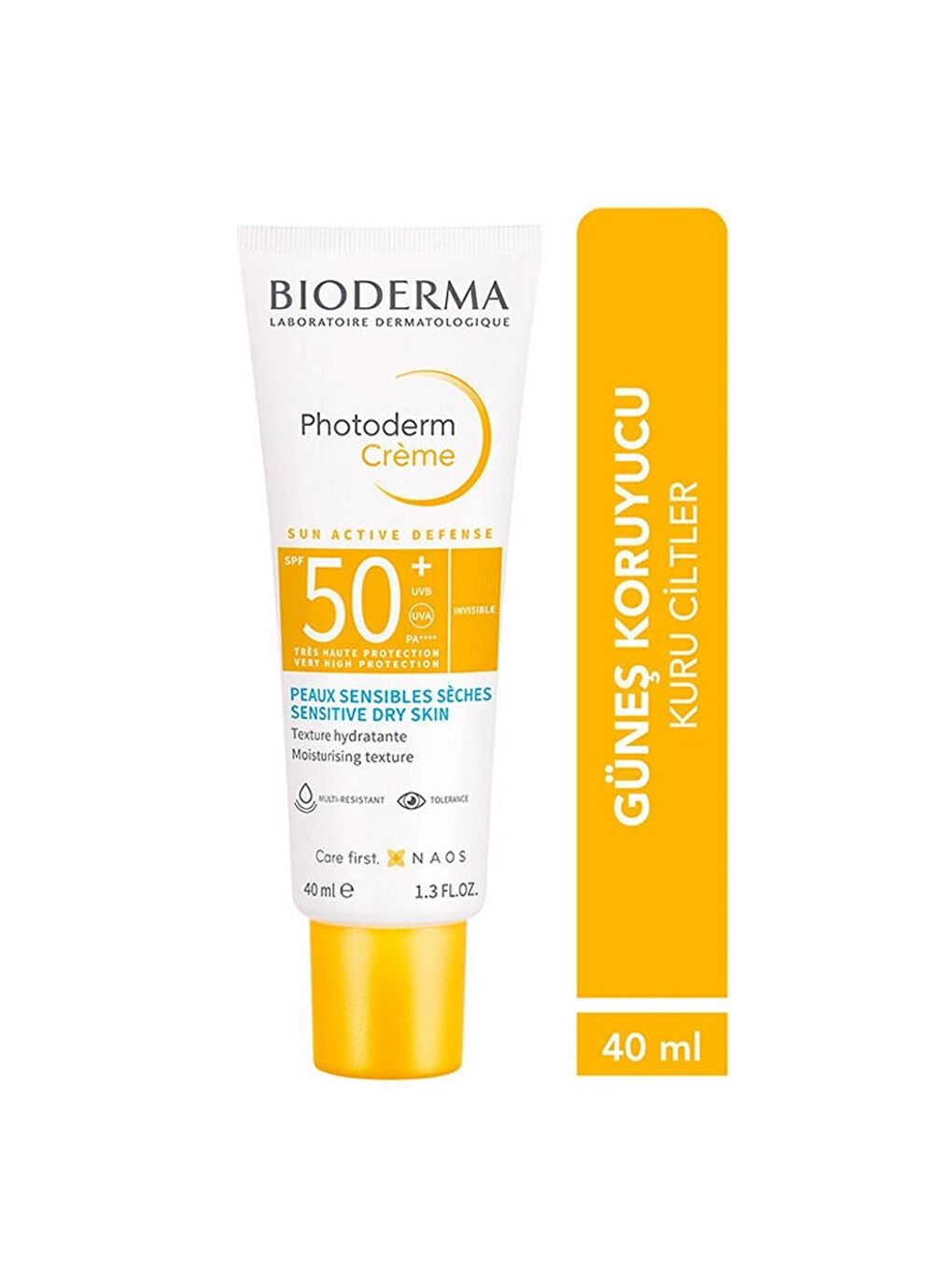 Photoderm Kuru Ciltler İçin Güneş Koruyucu Krem Renksiz SPF50+ 40 ml-1