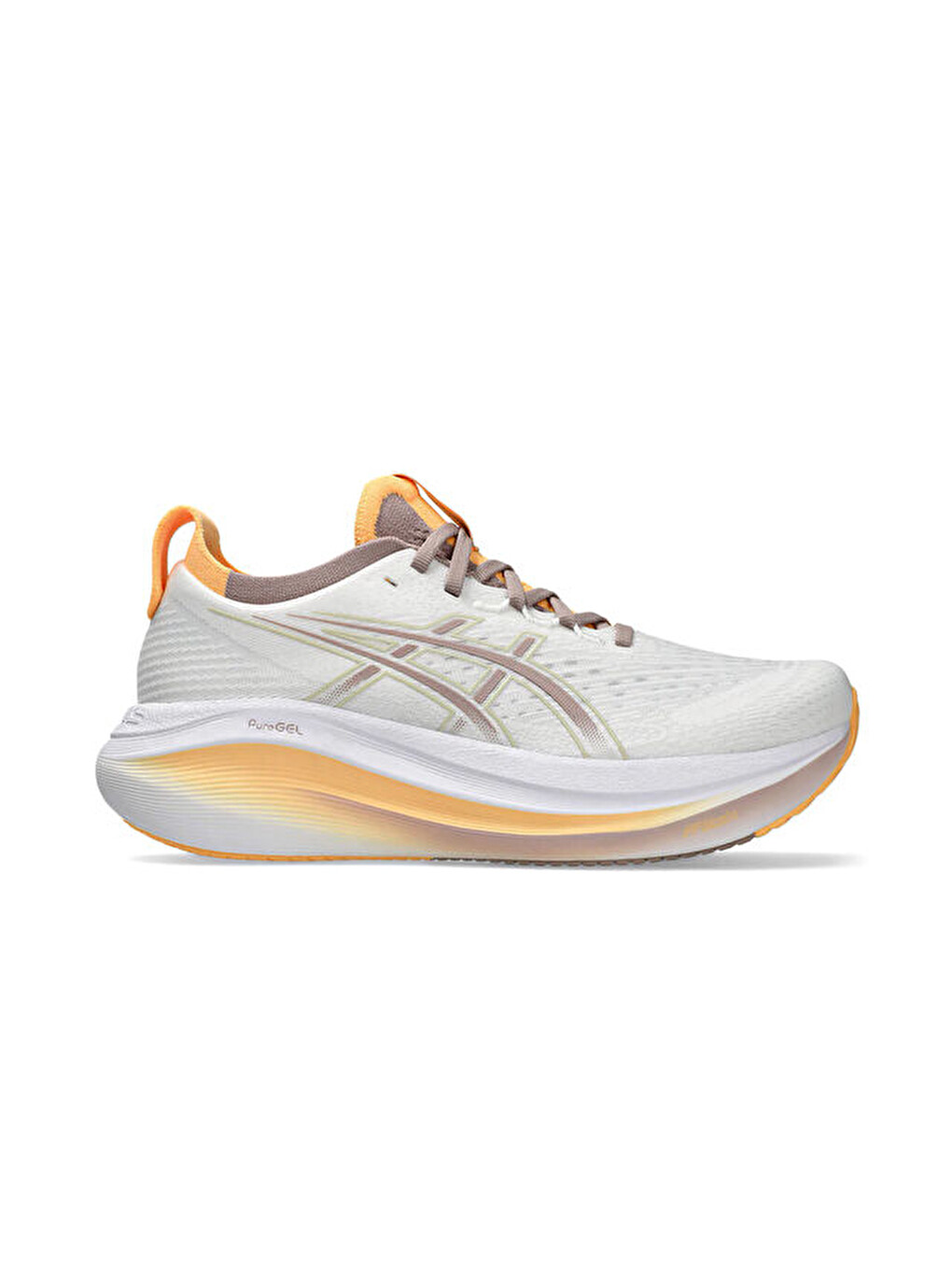 Ekru Gel-nimbus 27 Kadın Koşu Ayakkabısı 1012b753-103 Krem