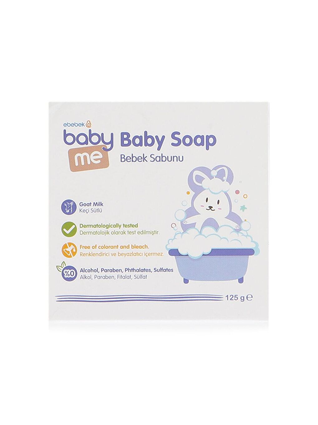 baby me Karışık Keçi Sütlü Bebek Sabun 125 g - 2