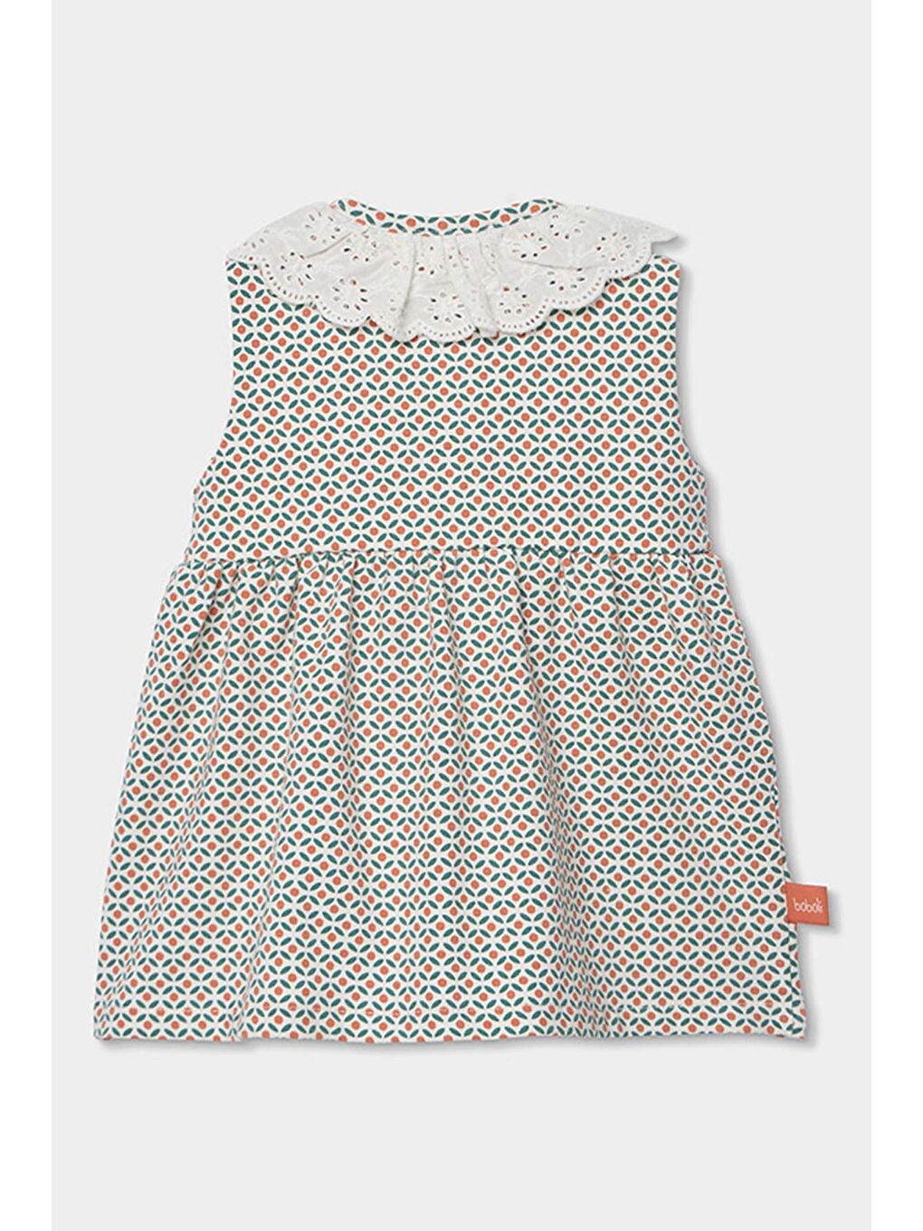 Karışık Yakalı Elbise 6-24 Ay Çok Renkli-1