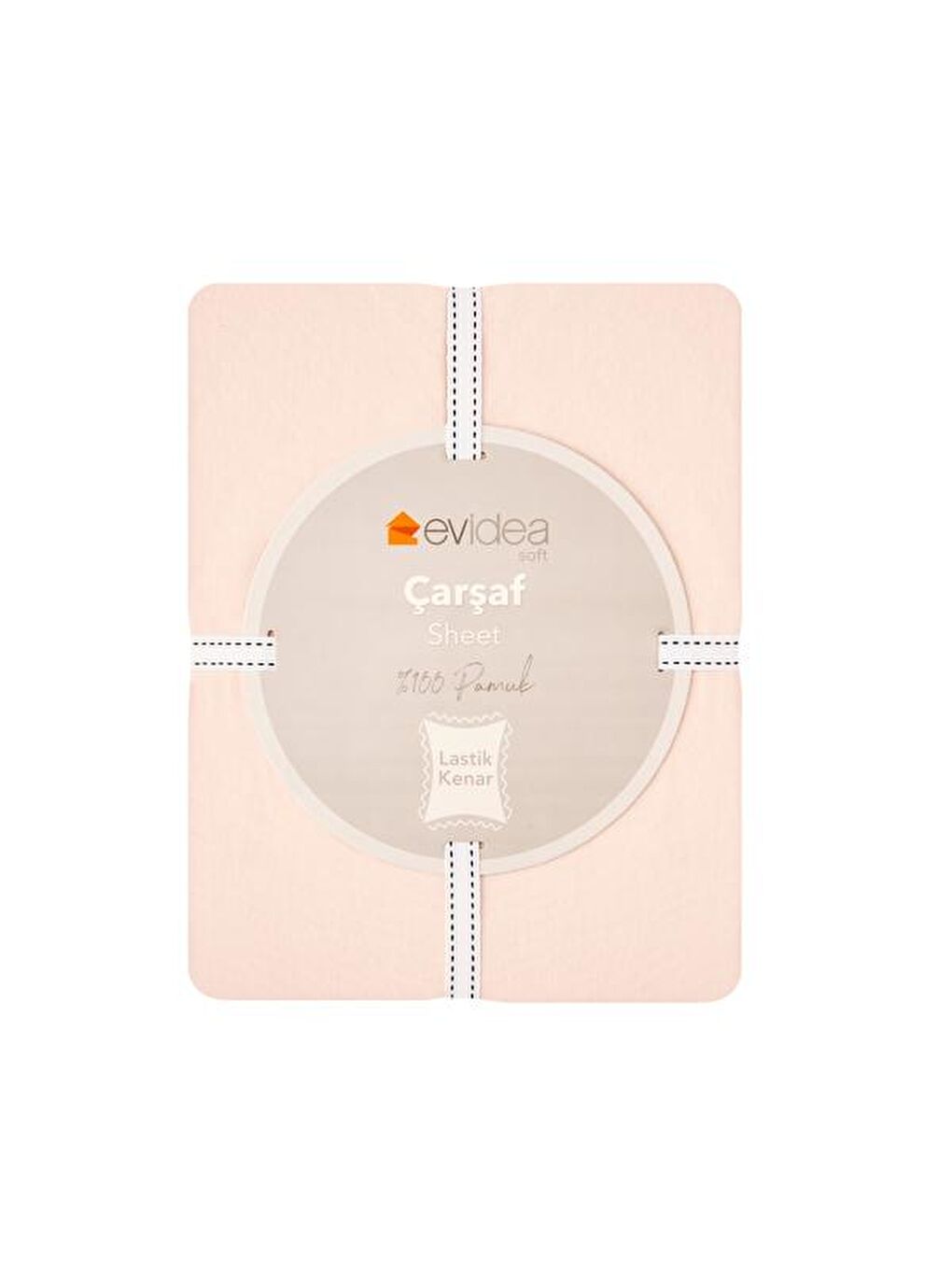 Pembe Soft King Size Lastikli Çarşaf - Pudra - 180x200 cm-1