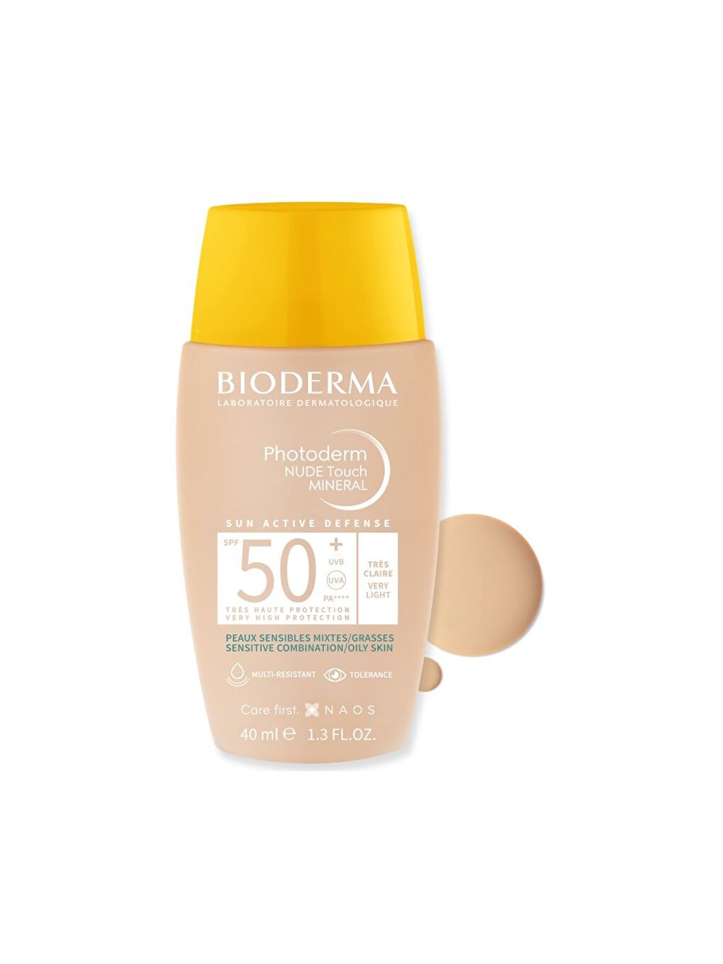 Photoderm Nude Very Light SPF50+ Renkli Güneş Koruyucu  Krem 40 ml