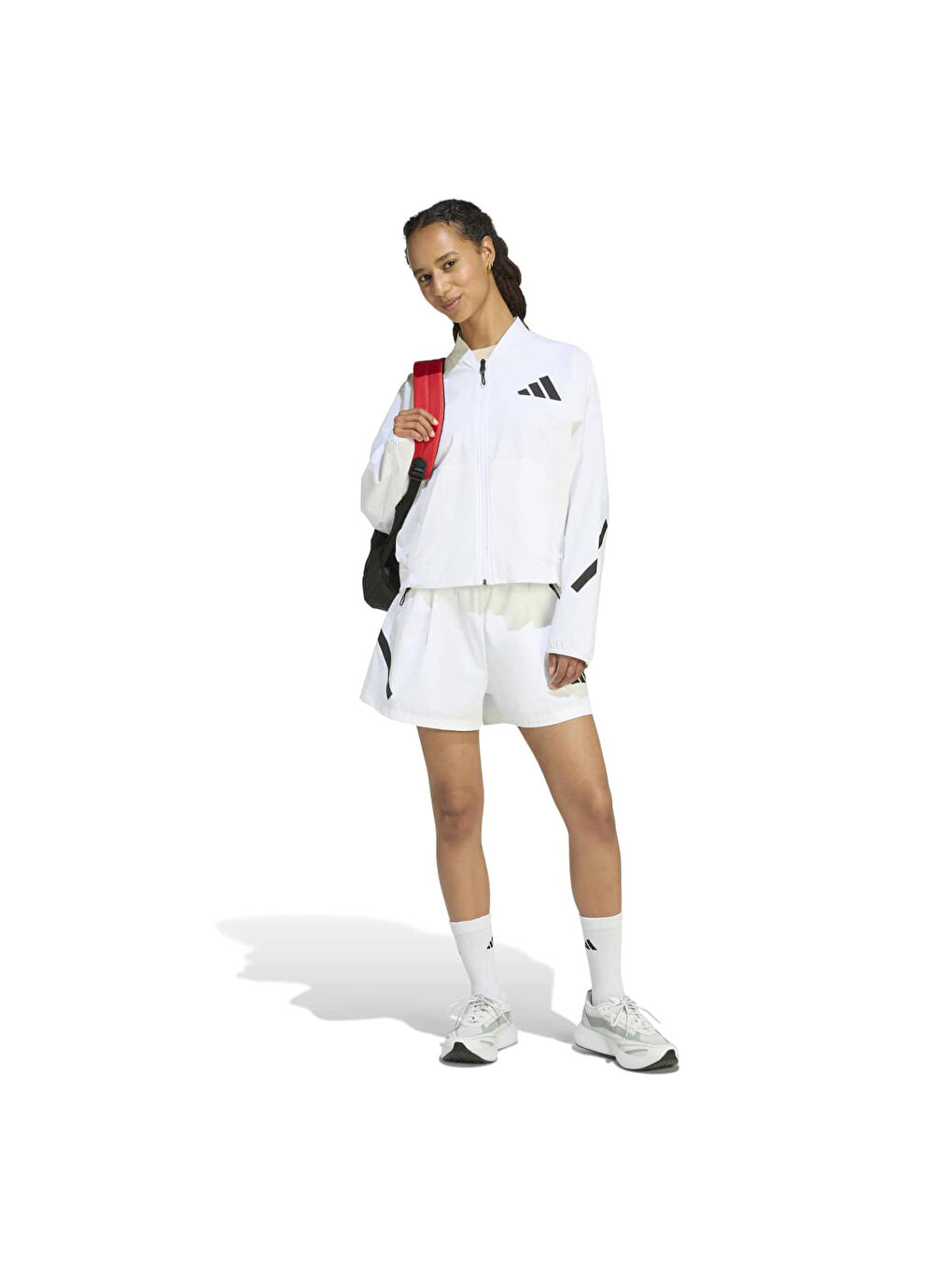 Z.N.E. Woven Kadın Beyaz Şort-2