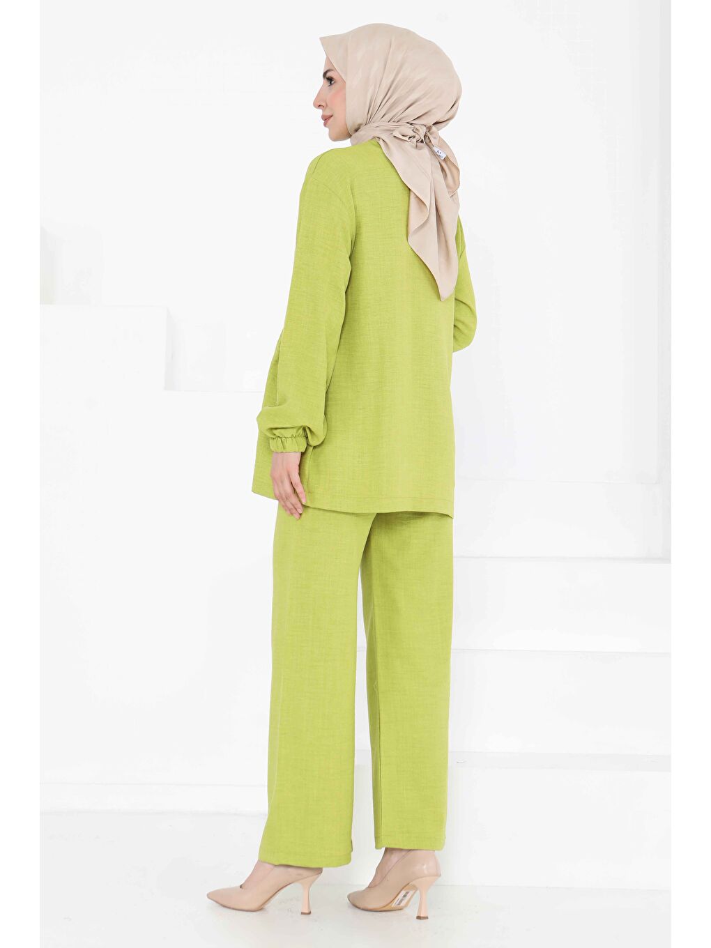 Bağlamalı İkili Takım Yağ Yeşili - 27196-5
