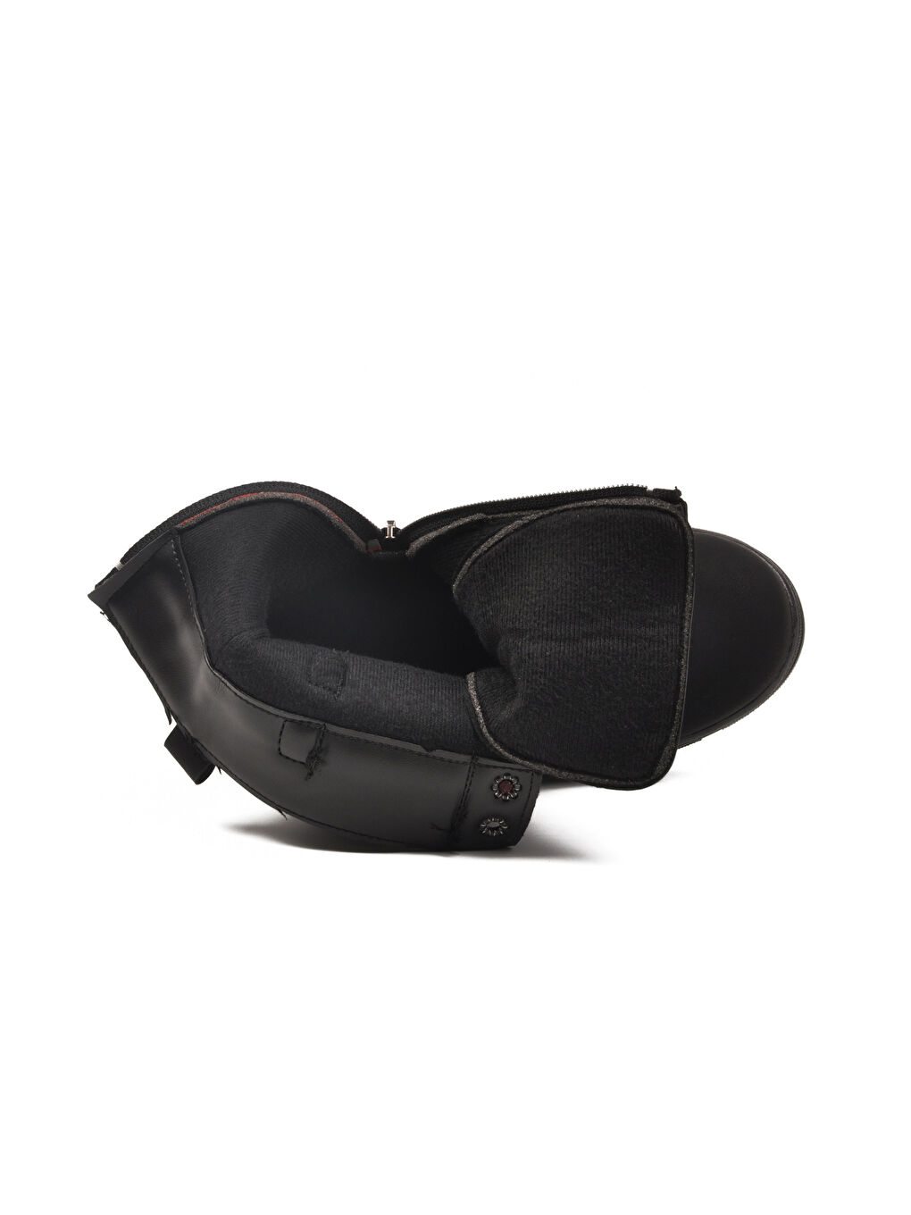 Siyah İçi Polarlı Kaymaz Taban Kız Çocuk Bot G-1001 F Zncr-3