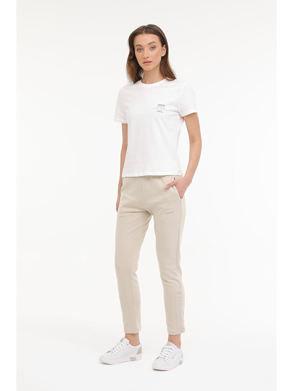 WL MILA 22CT322 4FX Bej Kadın Eşofman Altı-2