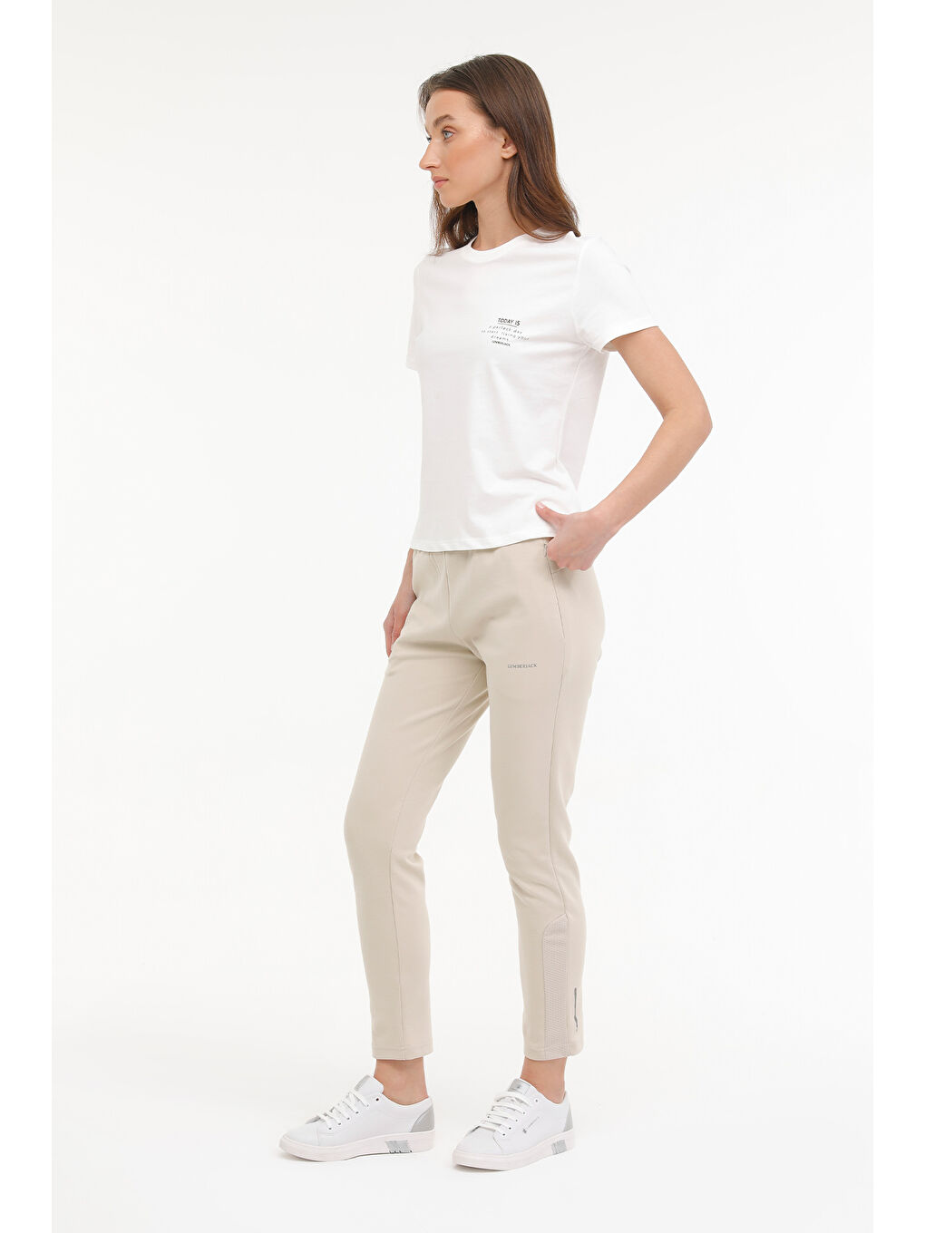 WL MILA 22CT322 4FX Bej Kadın Eşofman Altı-4