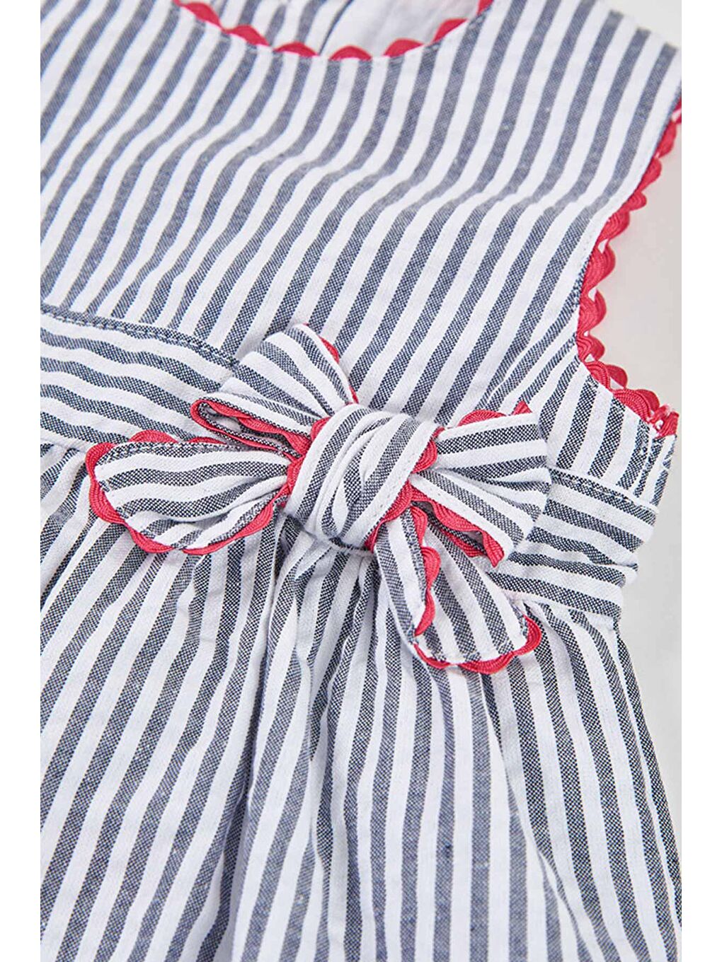 Poplin Elbise 6-24 Ay Lacivert-3