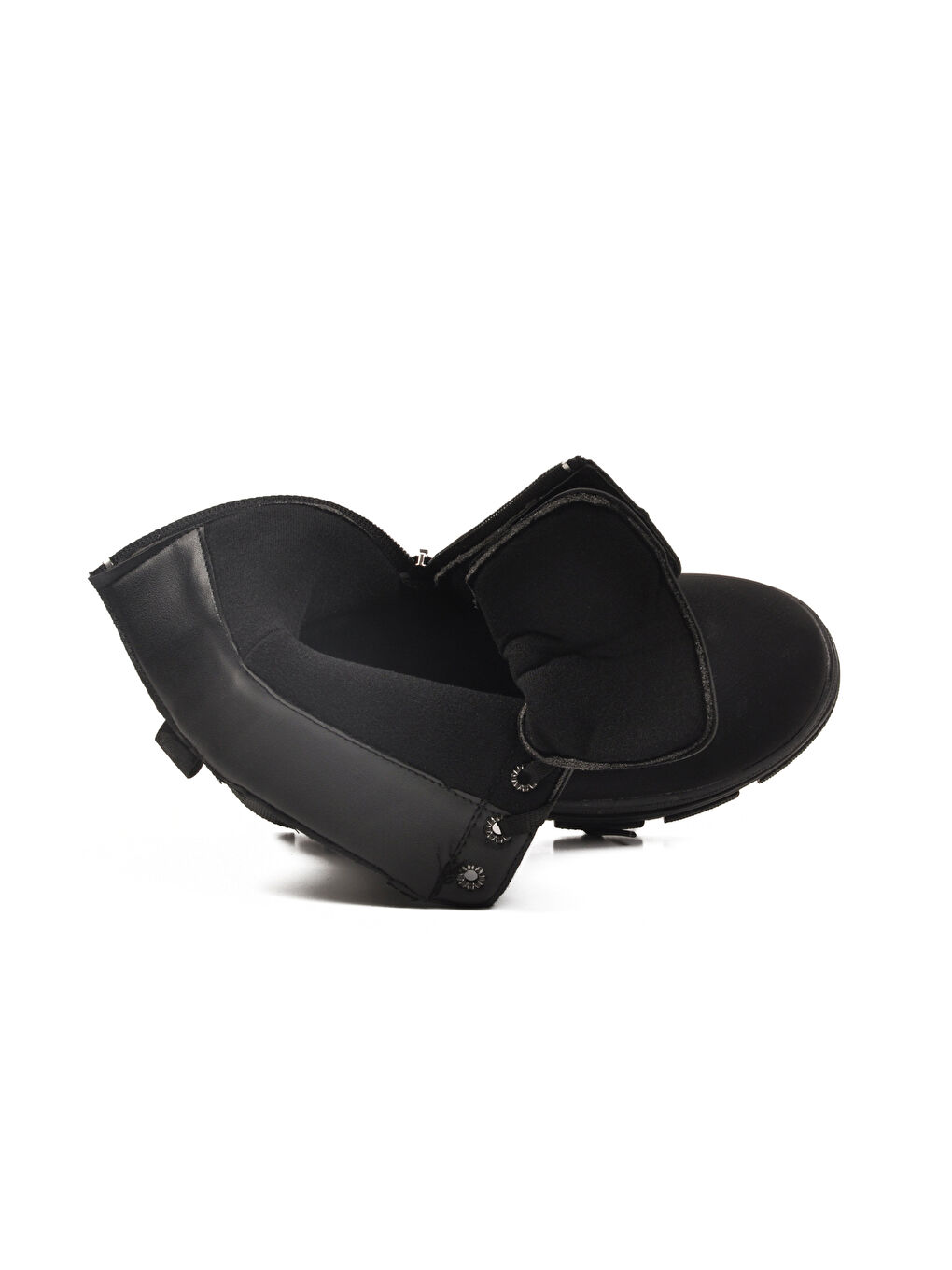 Siyah İçi Polarlı Kaymaz Taban Kız Çocuk Bot G-1001 F Frmr-3