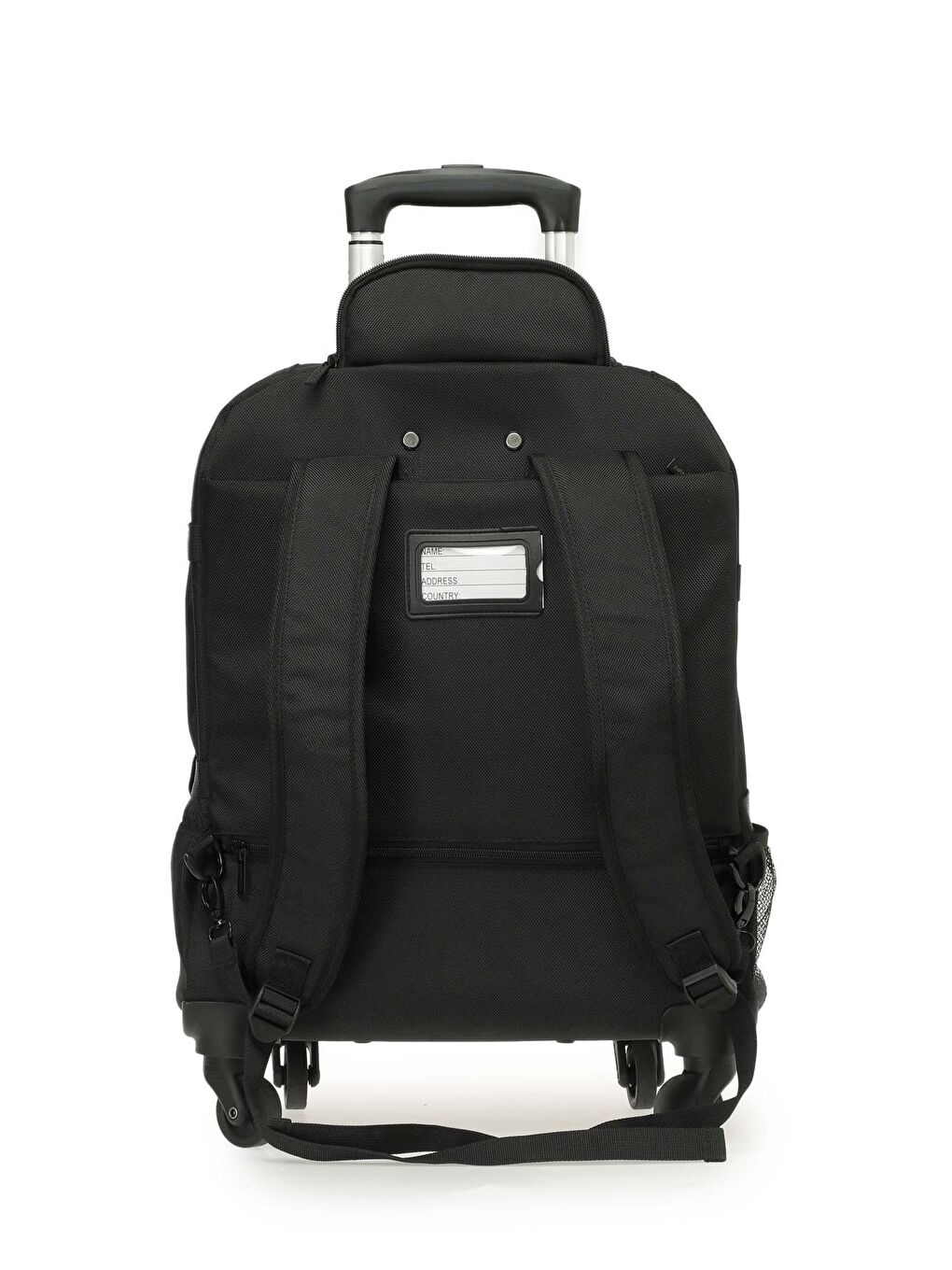 TEKSTIL SIRT VALIZ -K 5FX Siyah Unisex Küçük Boy Valiz-2