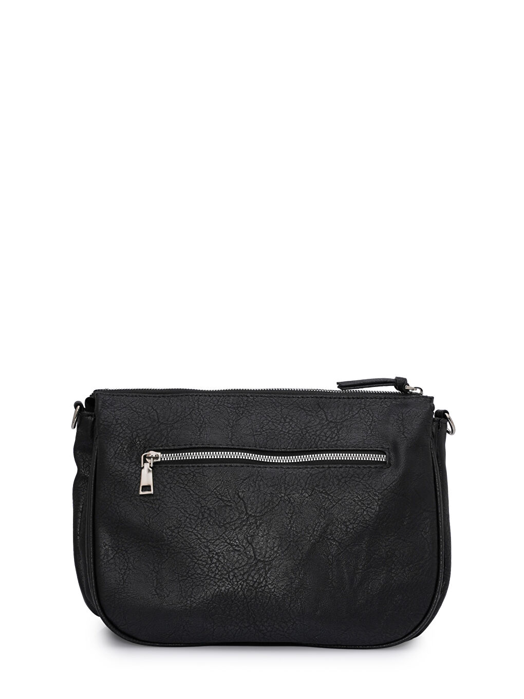 Siyah Süet Dokulu Kadın Omuz Çantası ED069-5