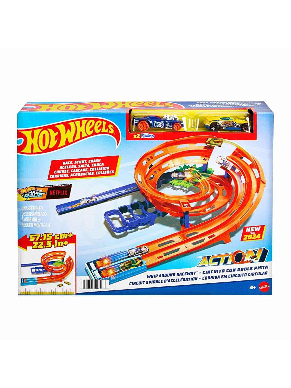 Hot Wheels İkili Yarış ve Akrobasi Pisti HTK17 - 4