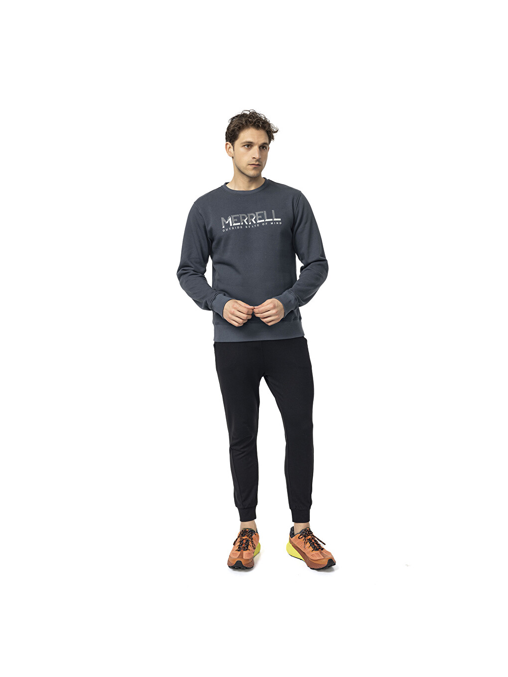 Smith Erkek Gri Sweatshirt-3