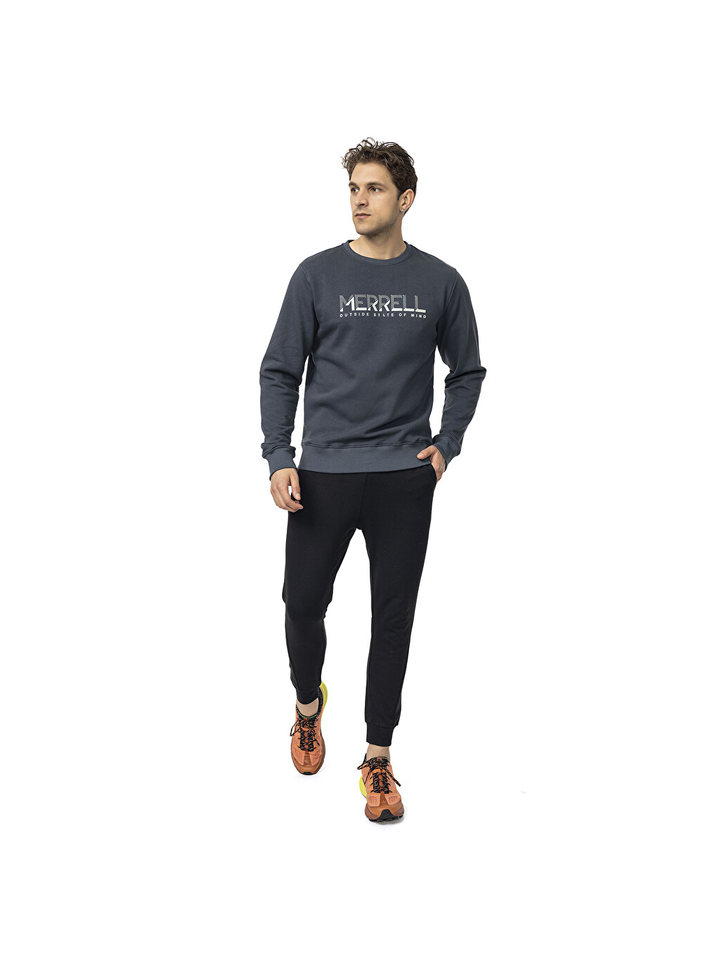 Smith Erkek Gri Sweatshirt-4