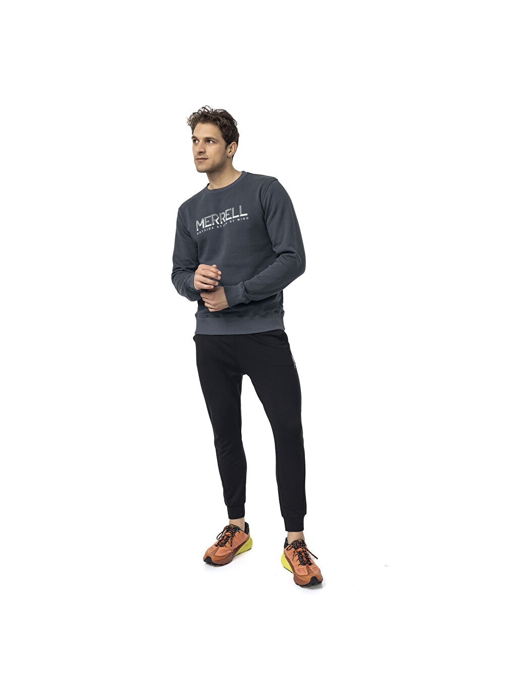 Smith Erkek Gri Sweatshirt-5