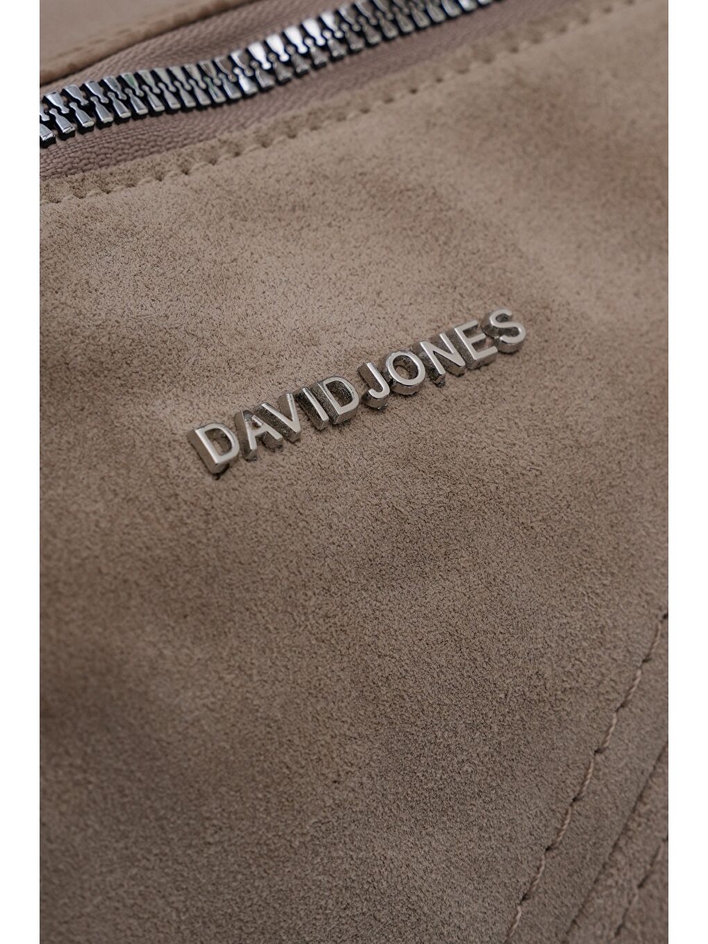 Bej Süet Dokulu Kadın Omuz Çantası ED069-4